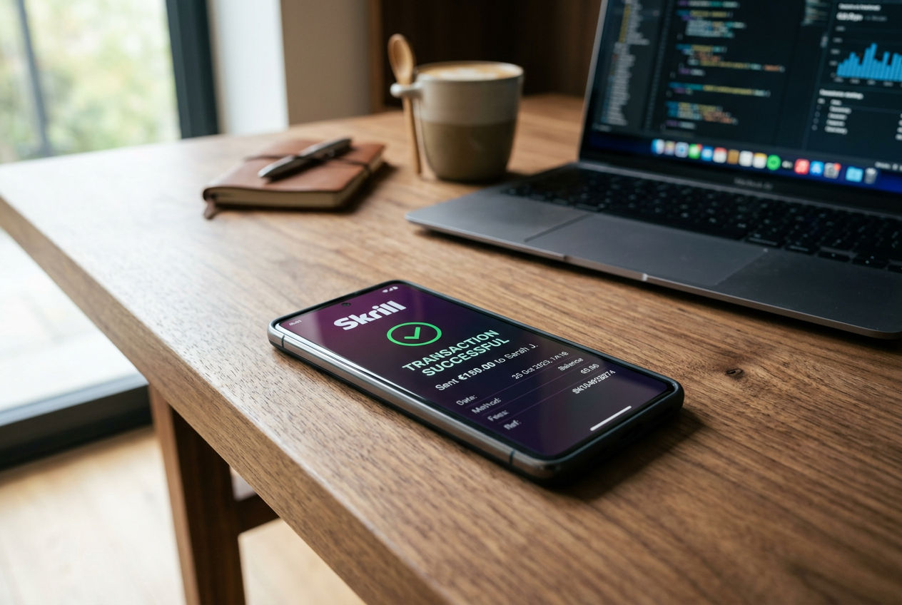 Μια σύγκριση πληρωμών καζίνο μέσω Skrill σε smartphone